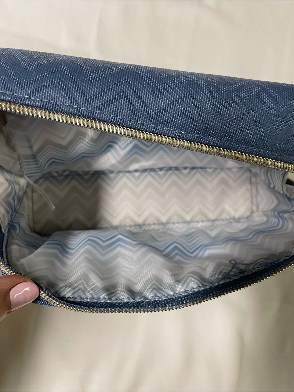 Missoni Blue Small Cometic Bag For Delta